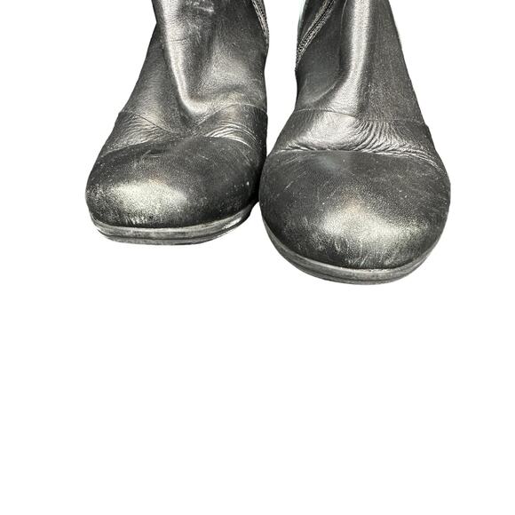 Pikolinos Boots Witchy Whimsigoth Basic Black Leather Zip Knee High Size 10 1/2 - Picture 3 of 13